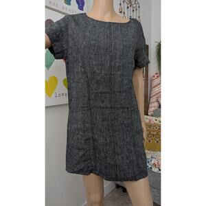 free people endless shore linen shift dress xs